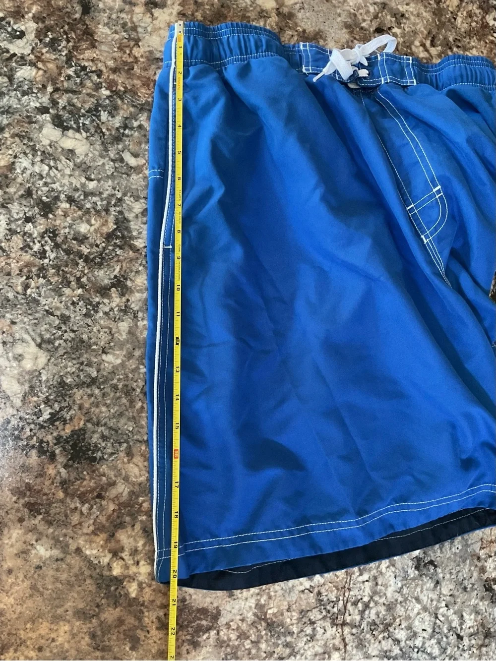 Speedo Blue Swim Trunks Board Shorts Men’s Mesh Lined Beach